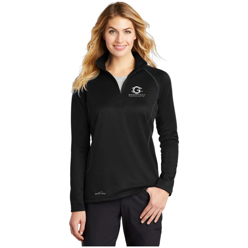 Eddie Bauer® Ladies Smooth Fleece 1/2-Zip - EB237