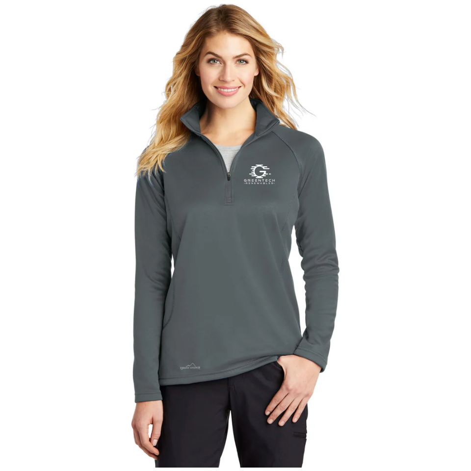Eddie Bauer® Ladies Smooth Fleece 1/2-Zip - EB237