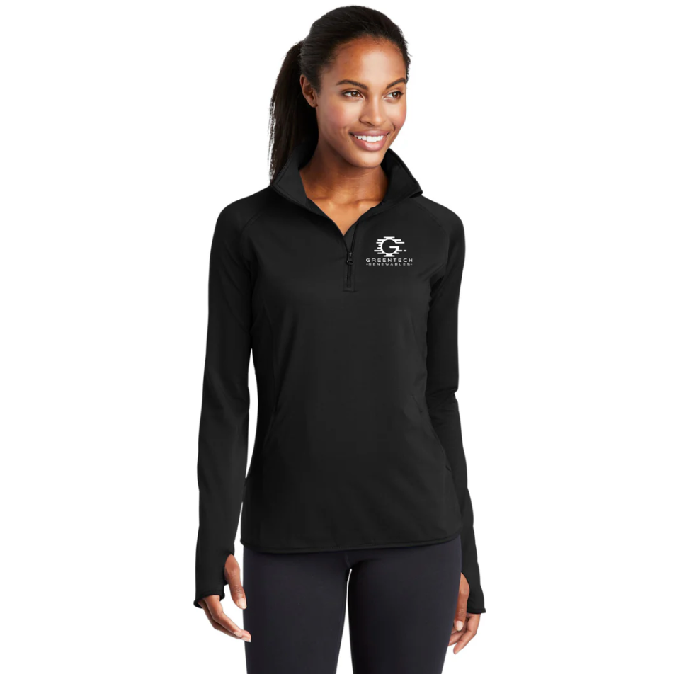 Sport-Tek® Ladies Sport-Wick® Stretch 1/4-Zip Pullover - LST850