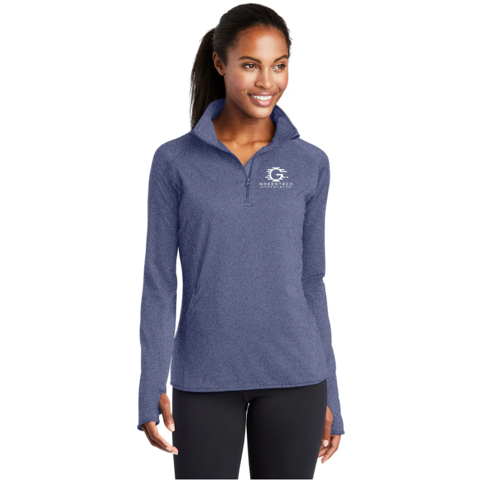 Sport-Tek® Ladies Sport-Wick® Stretch 1/4-Zip Pullover - LST850