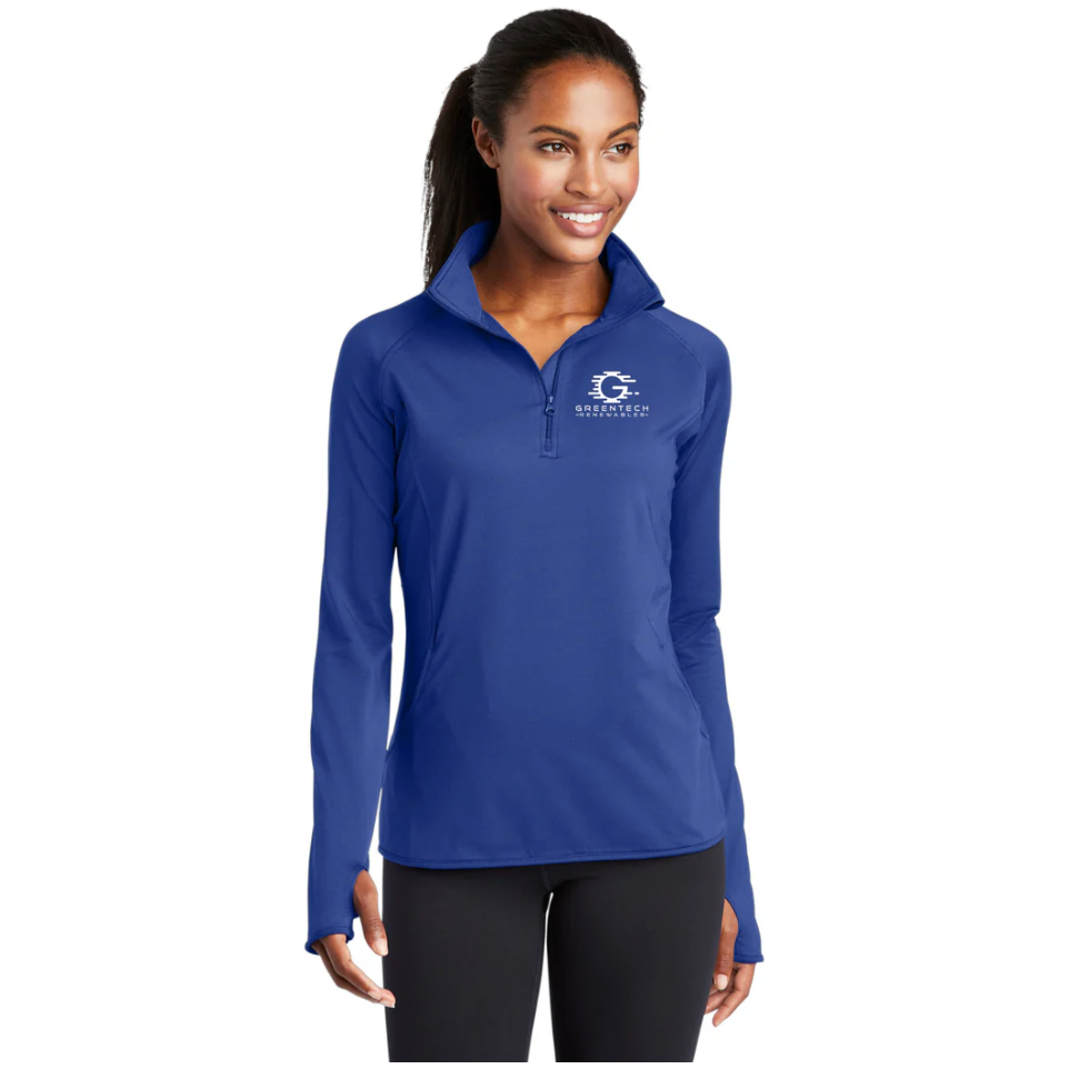Sport-Tek® Ladies Sport-Wick® Stretch 1/4-Zip Pullover - LST850