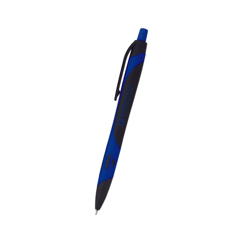 Two-Tone Sleek Rubberized Pen - 833 (Bulk)