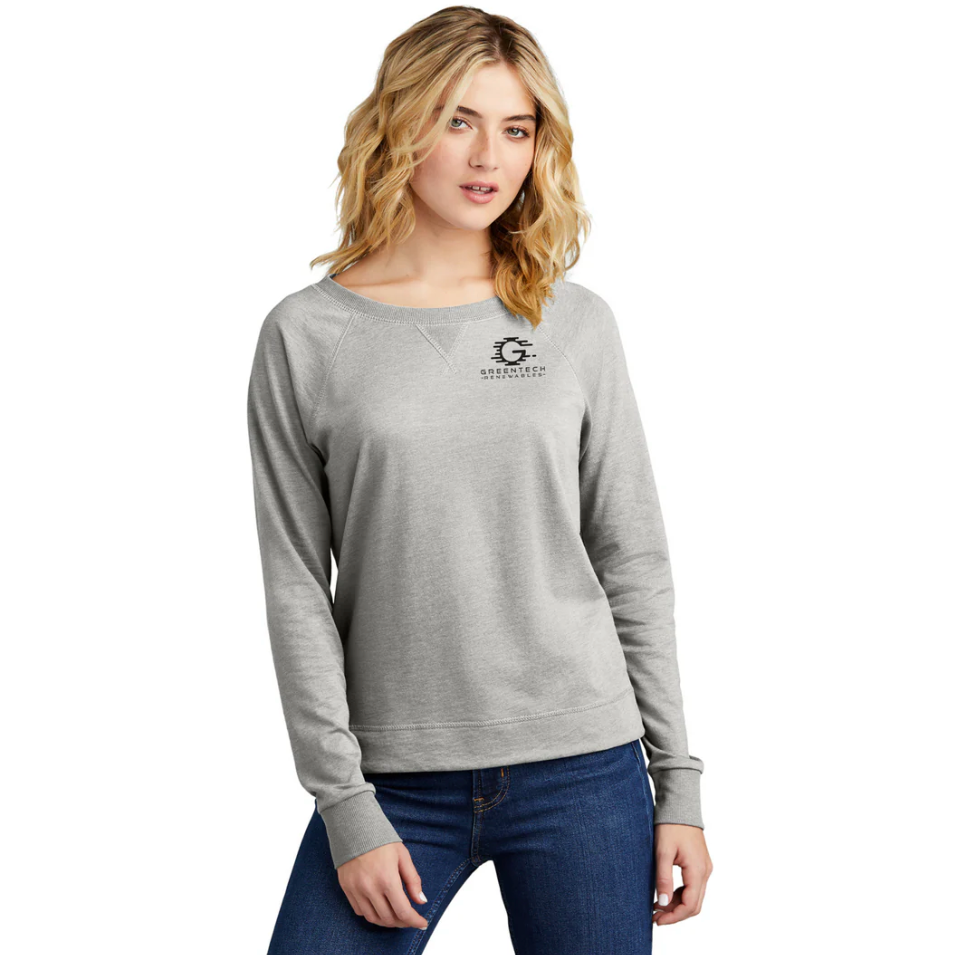 District® Women’s Featherweight French Terry™ Crewneck - DT672