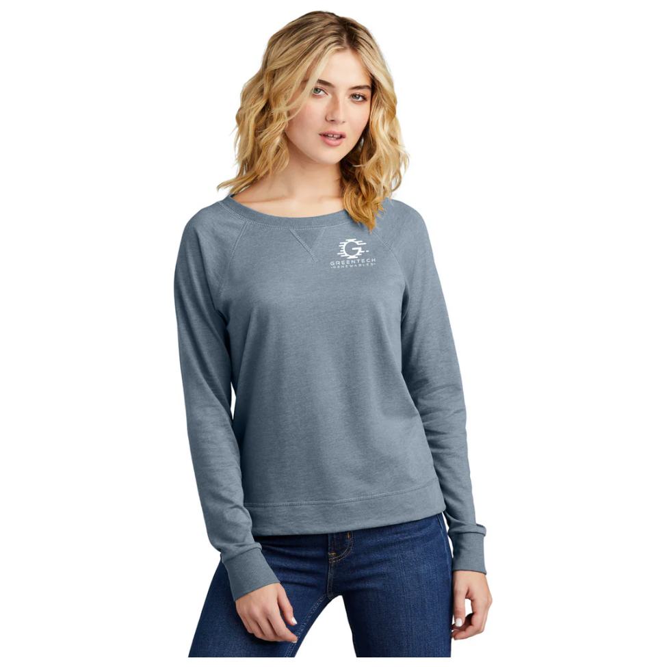District® Women’s Featherweight French Terry™ Crewneck - DT672