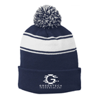Sport-Tek® Stripe Pom Pom Beanie - STC28