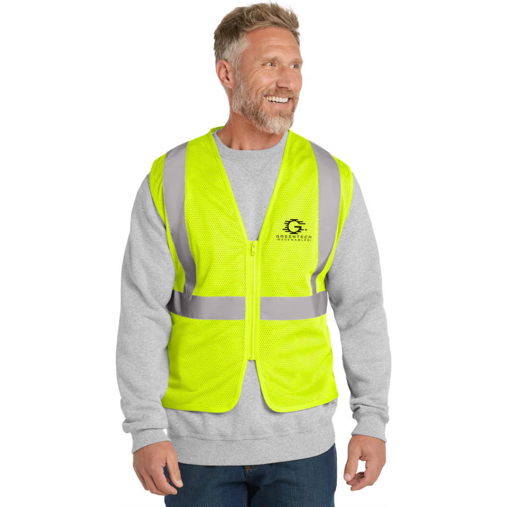 CornerStone® ANSI 107 Class 2 Economy Mesh Zippered Vest - CSV101