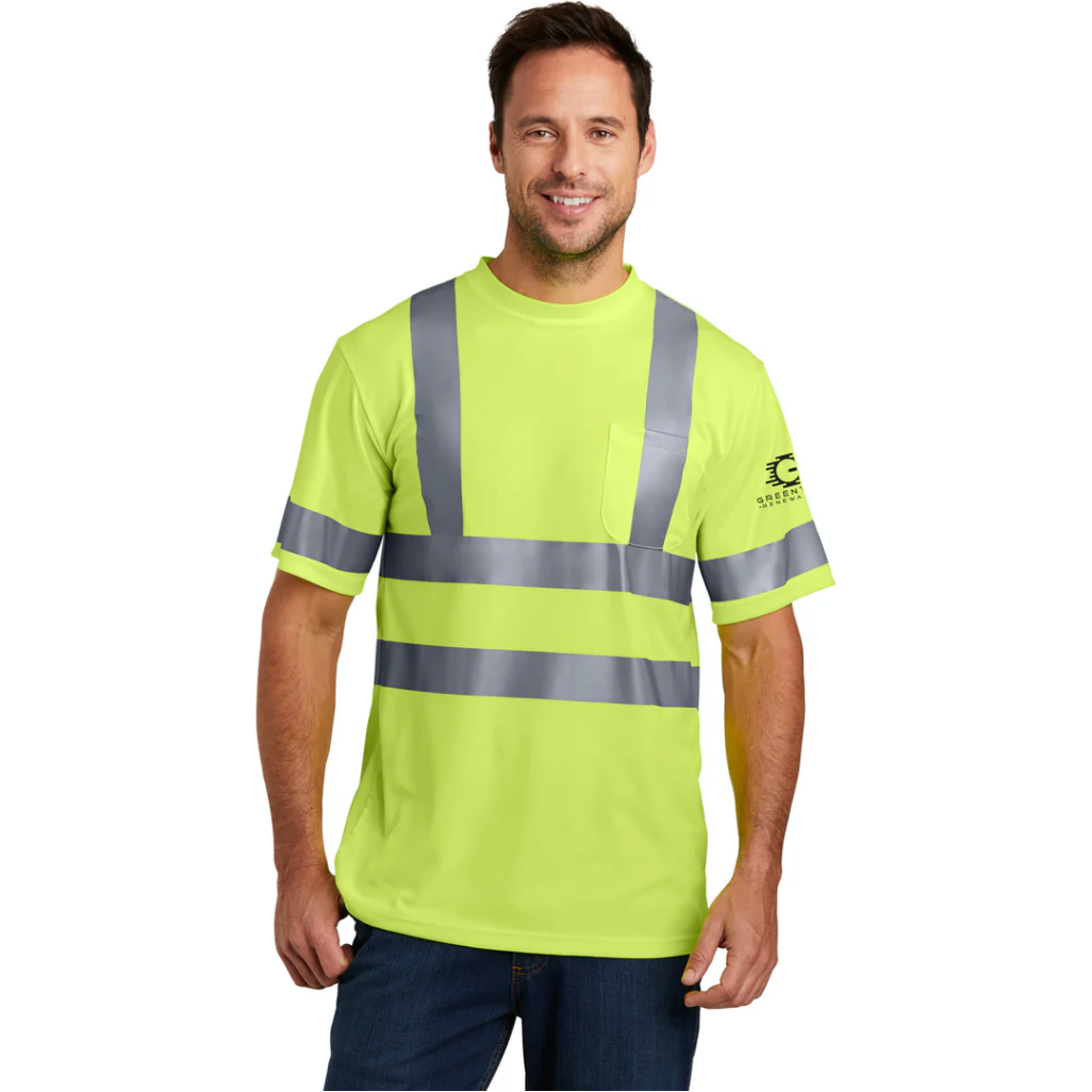 CornerStone® - ANSI 107 Class 3 Short Sleeve Snag-Resistant Reflective T-Shirt - CS408