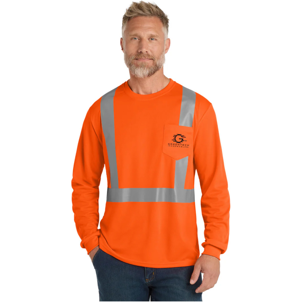CornerStone® ANSI 107 Class 2 Mesh Long Sleeve Tee - CS201