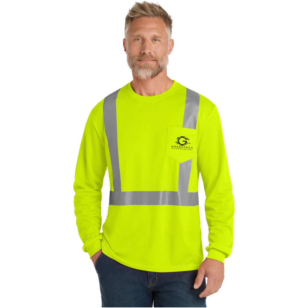 CornerStone® ANSI 107 Class 2 Mesh Long Sleeve Tee - CS201