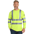 CornerStone® - ANSI 107 Class 3 Long Sleeve Snag-Resistant Reflective T-Shirt - CS409