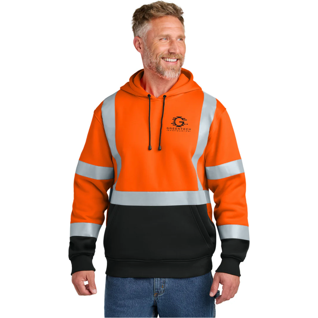 CornerStone® ANSI 107 Class 3 Heavy-Duty Fleece Pullover Hoodie - CSF301