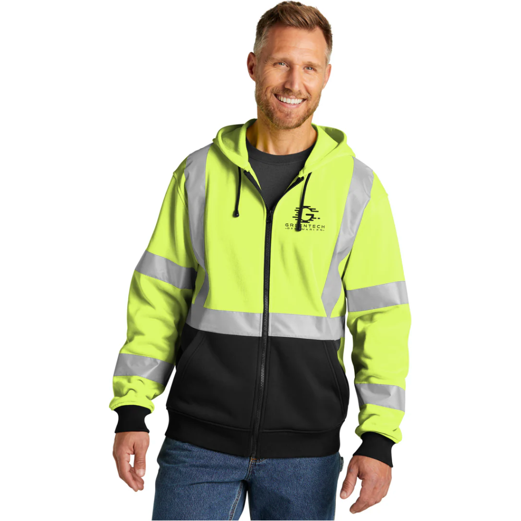 CSF300 ANSI 107 Class 3 Heavy Duty Full Zip Hoodie