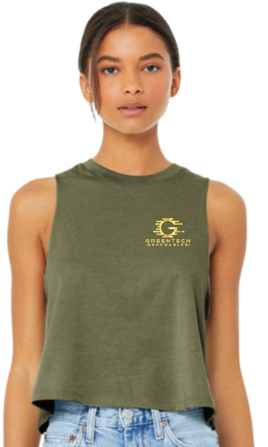 BC6682 BELLA+CANVAS® Women’s Racerback Cropped Tank