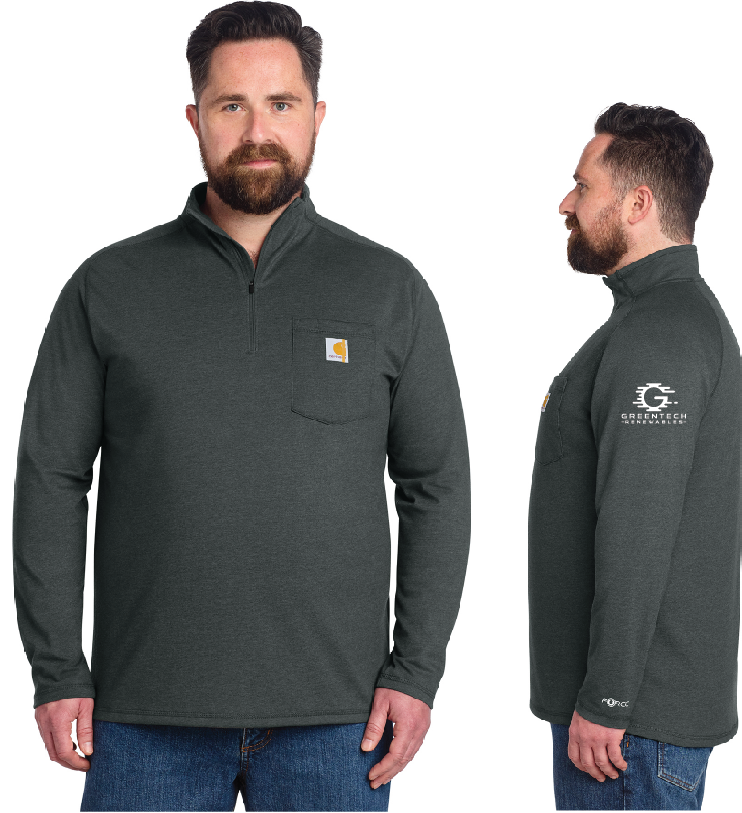 CT106660 Carhartt Force® 1/4-Zip Long Sleeve T-Shirt