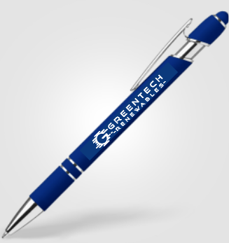 Ellipse Softy Bright Gel Pen w/ Stylus- LASER LOGO (Bulk qty 100)