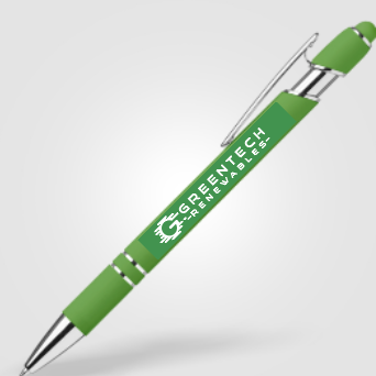 Ellipse Softy Bright Gel Pen w/ Stylus- LASER LOGO (Bulk qty 100)