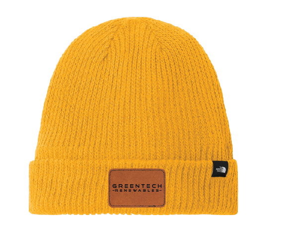 The North Face® Circular Rib Beanie w/ Leather Patch NF0A7RGH